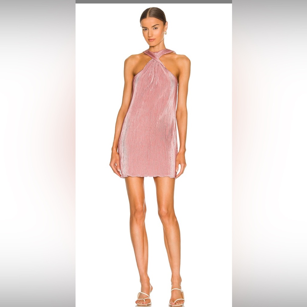 Song of Style Pluto Mini Dress in Rose Mauve